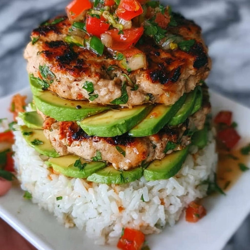 Honey Lime Chicken & Avocado Rice Stack Recipe 5 Honey Lime Chicken & Avocado Rice Stack Recipe - Recipe Image