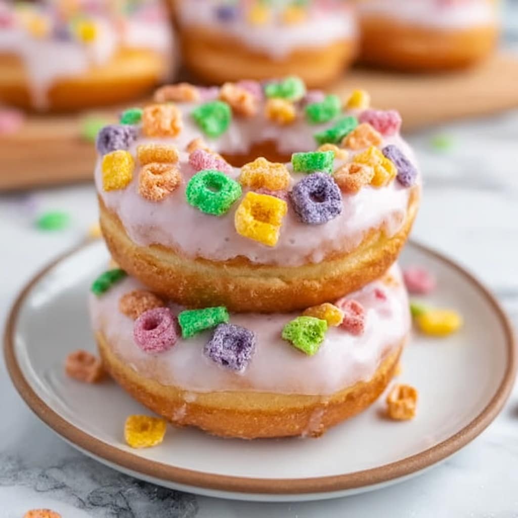 Air Fryer Lucky Charms Donuts Recipe