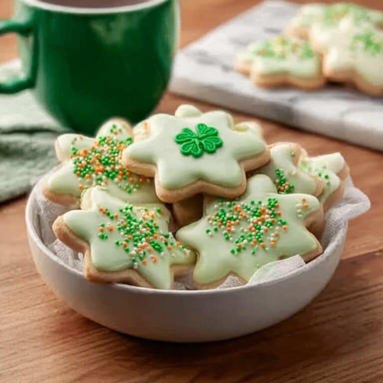 St. Patrick’s Cookies with Buttercream Dip Recipe