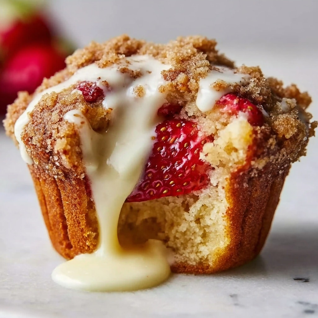 Strawberry Cream Cheese Muffins Recipe 6 Strawberry Cream Cheese Muffins Recipe - Recipe Image