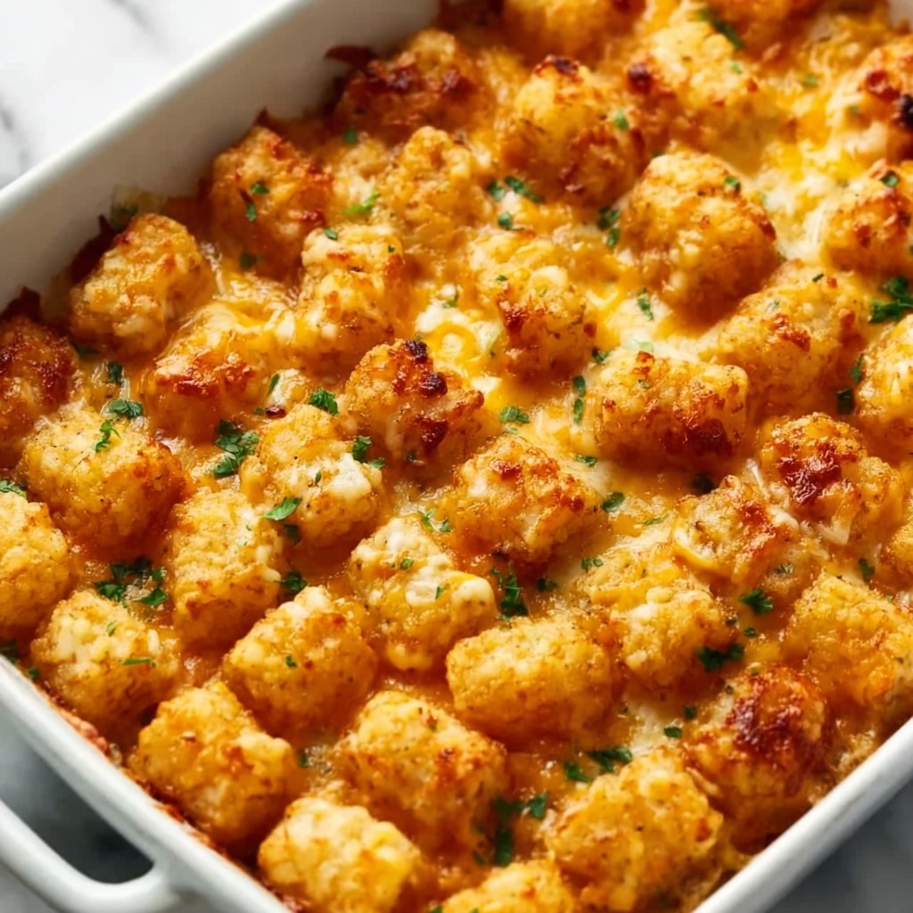 Cheddar Ranch Chicken Tater Tot Bake Recipe 5 Cheddar Ranch Chicken Tater Tot Bake Recipe - Recipe Image