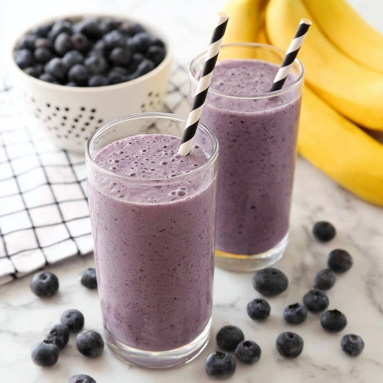 Creamy Blueberry Banana Protein Smoothie Recipe