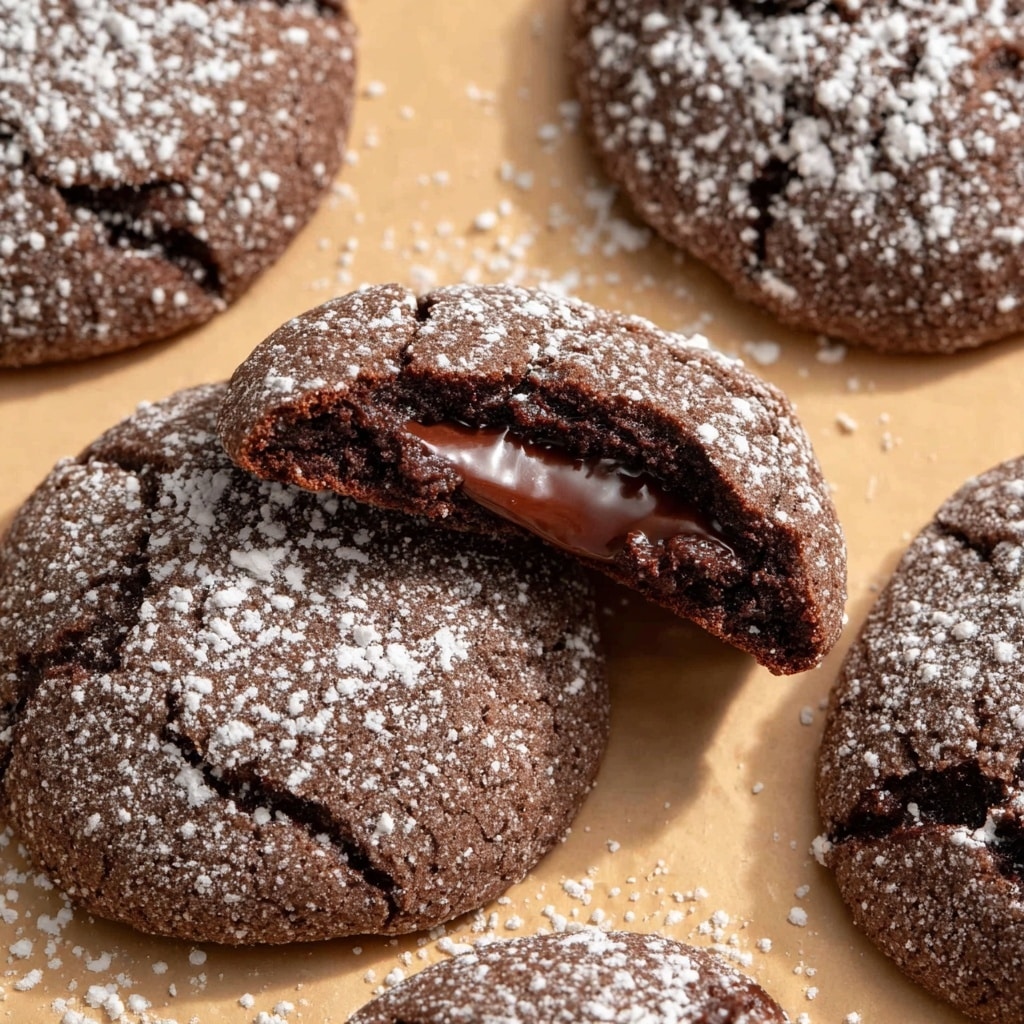 Chocolate Lava Cookies with Rich Ganache Centers Recipe