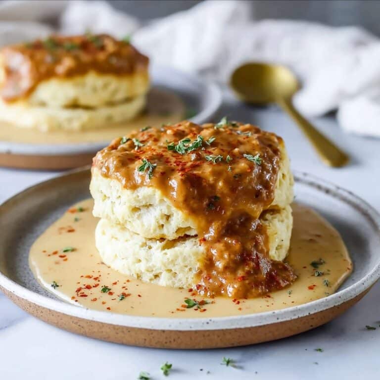 Biscuits and Chorizo Gravy: A Comforting Breakfast Twist Recipe