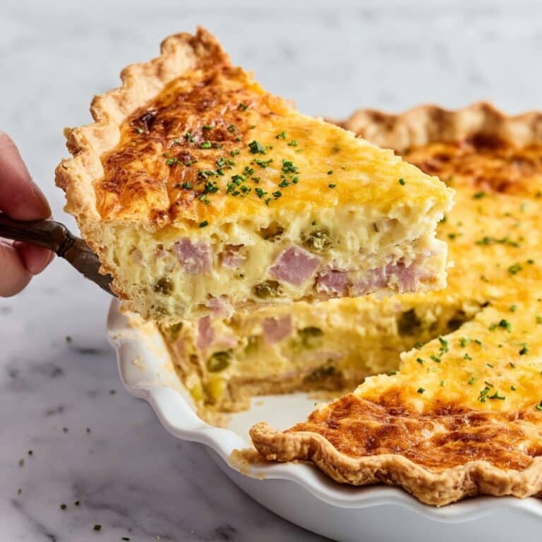 Ham and Cheese Quiche Recipe