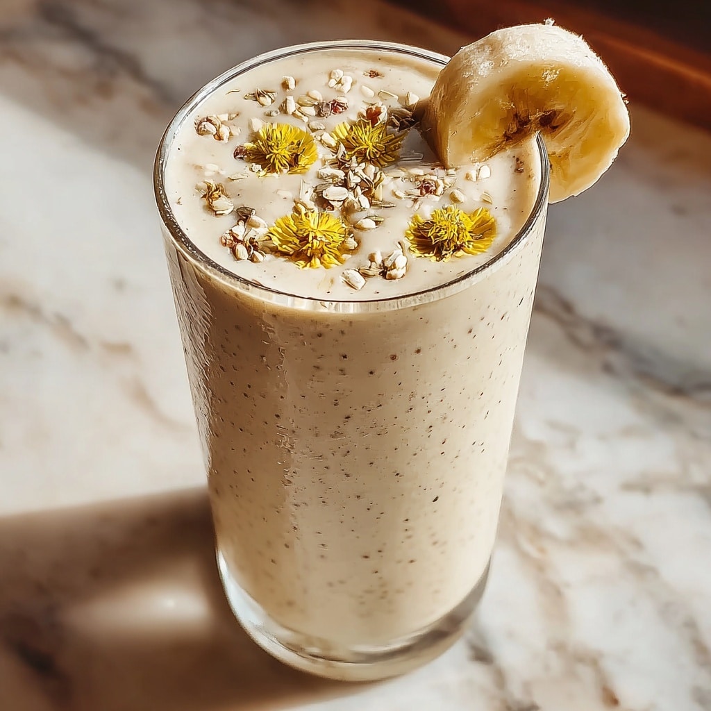 Banana Chamomile Tea Smoothie for a Soothing Sip Recipe