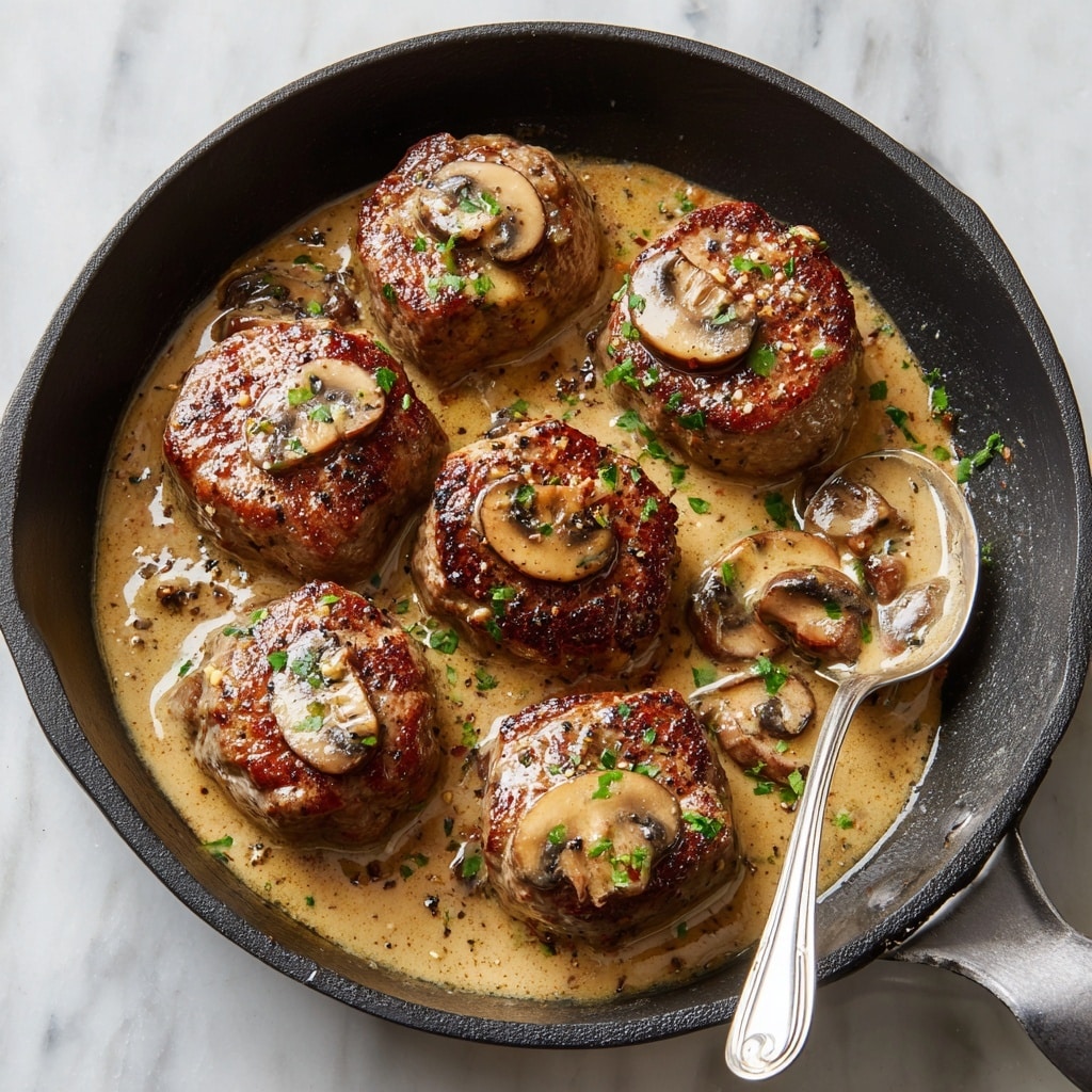 Creamy Mushroom Pork Chops Recipe 6 Creamy Mushroom Pork Chops Recipe - Recipe Image
