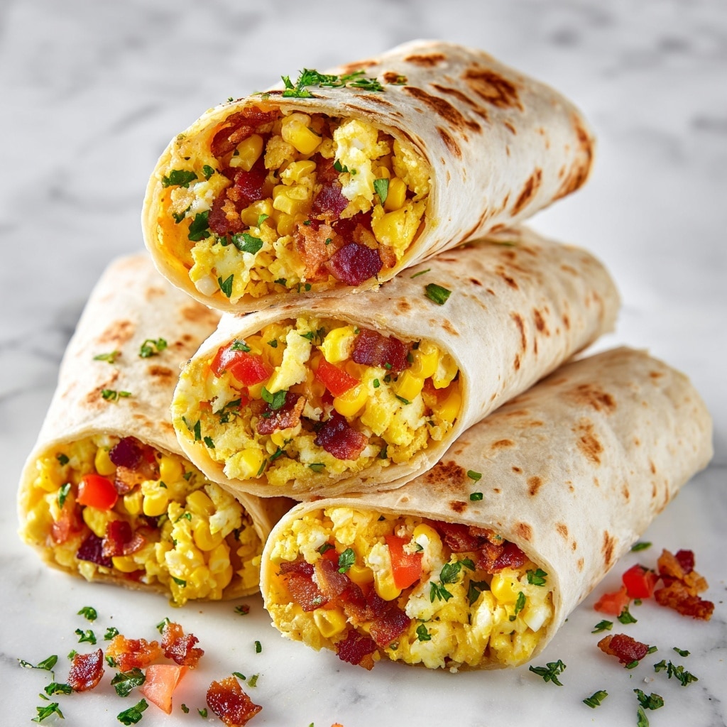Freezer Breakfast Burritos with Tater Tots, Sausage, and Cheeses Recipe