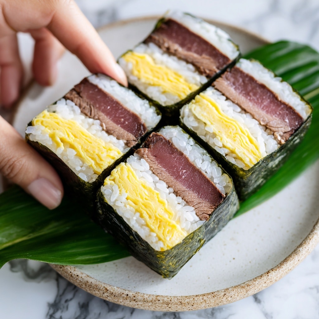 Spam Musubi with Egg: Your Go-To Breakfast Delight Recipe 5 Spam Musubi with Egg: Your Go-To Breakfast Delight Recipe - Recipe Image
