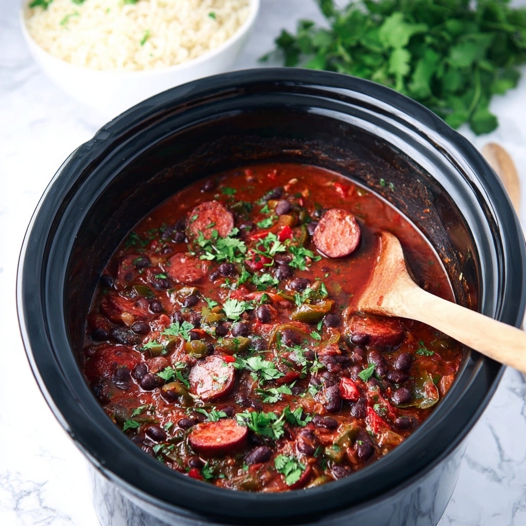 Black Beans and Smoked Sausage Creole Stew Recipe 5 Black Beans and Smoked Sausage Creole Stew Recipe - Recipe Image