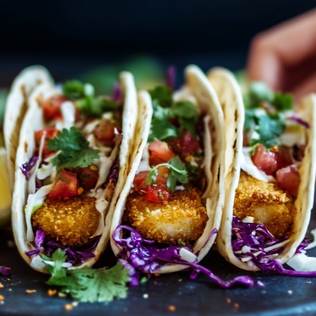 Homemade Fish Tacos with Citrus Slaw and Creamy Cilantro Sauce Recipe 5 Homemade Fish Tacos with Citrus Slaw and Creamy Cilantro Sauce Recipe - Recipe Image