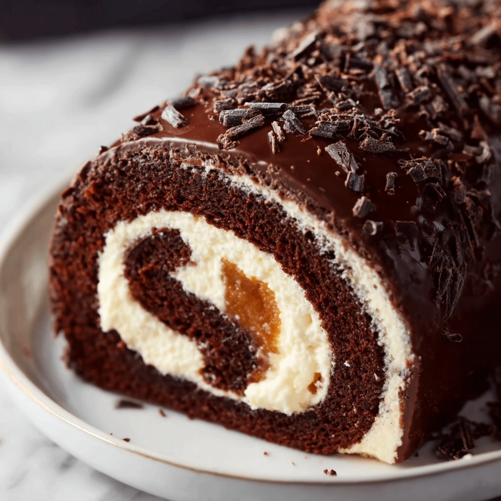 Triple Chocolate Roll Cake Recipe 5 Triple Chocolate Roll Cake Recipe - Recipe Image