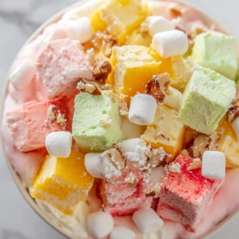 Easter Cheesecake Fruit Fluff Recipe