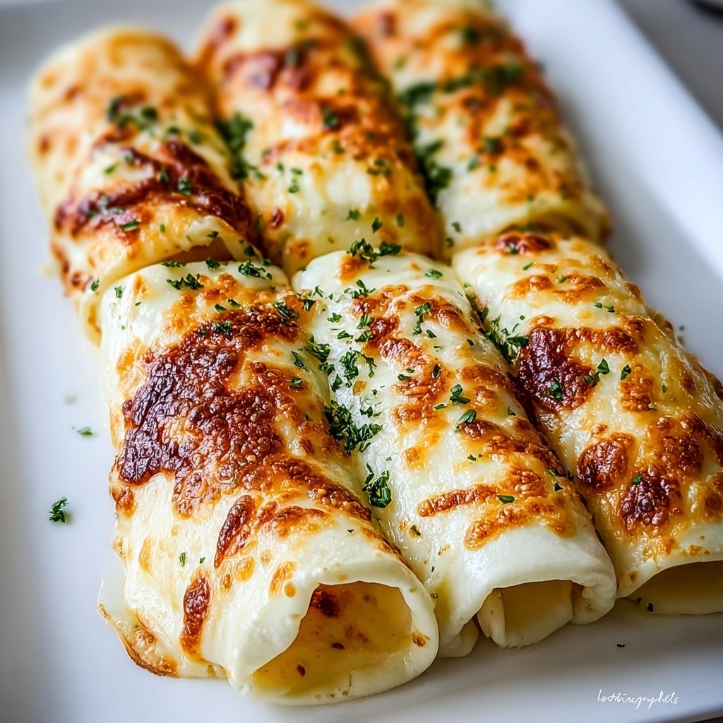 Cheesy Garlic Butter Rollups Recipe
