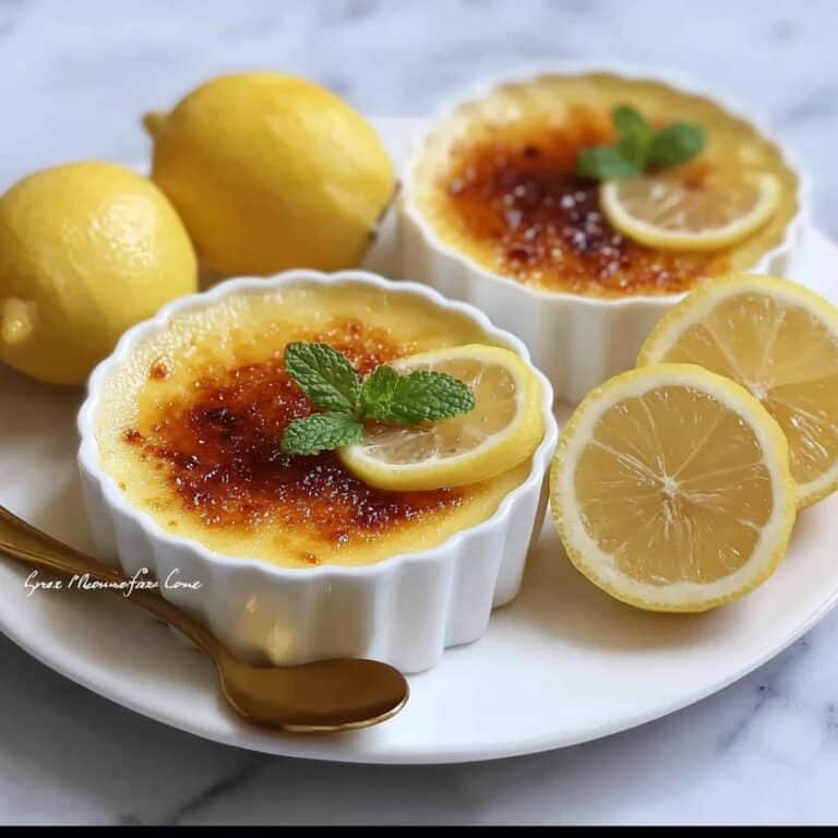 Lemon Posset Brûlée Recipe