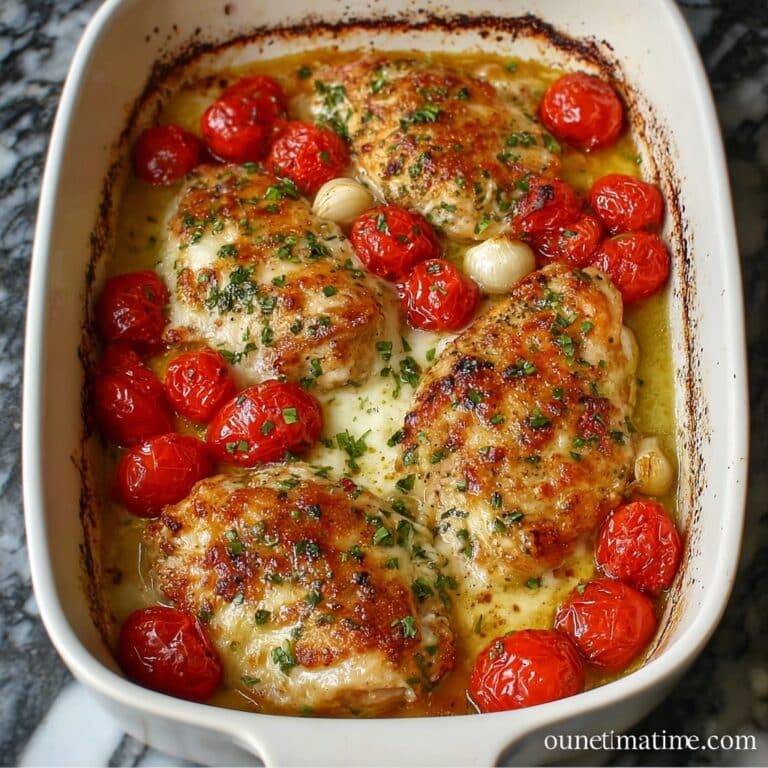 Balsamic Chicken with Mozzarella and Cherry Tomatoes Recipe