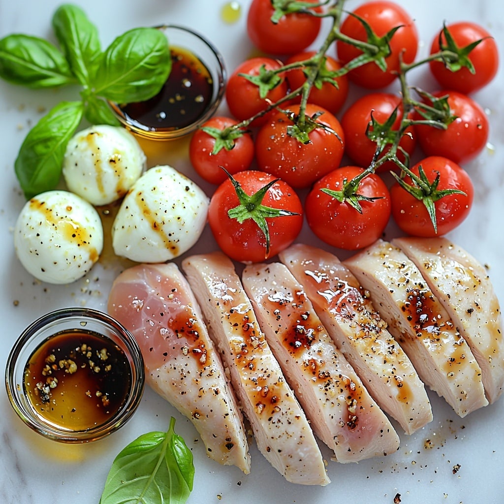 Balsamic Chicken with Mozzarella and Cherry Tomatoes Recipe 4 Balsamic Chicken with Mozzarella and Cherry Tomatoes Recipe