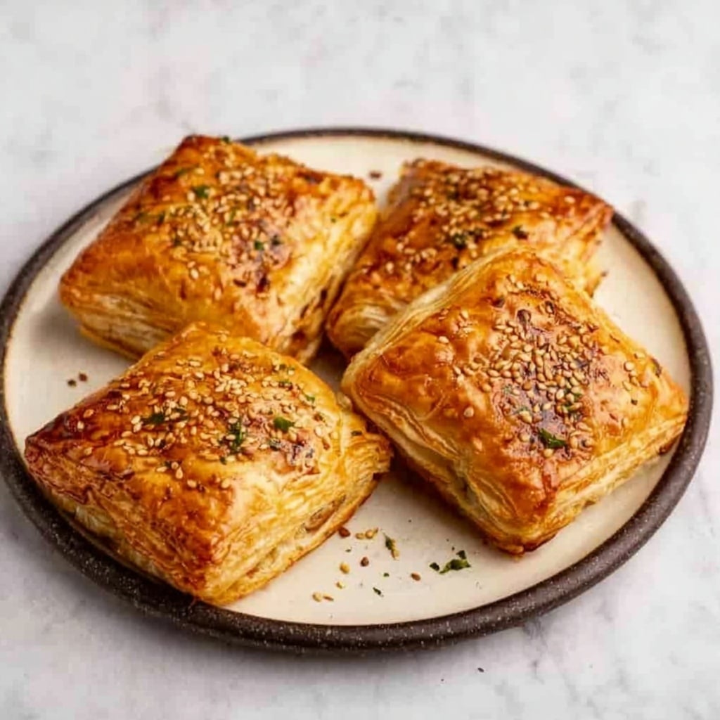 Homemade Puff Pastry Pizza Pockets Recipe