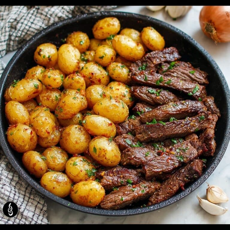 Garlic Butter Steak and Potatoes Skillet Recipe