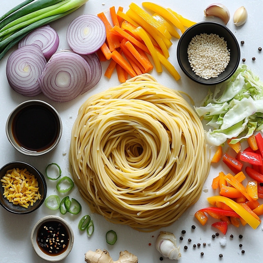 Yakisoba-Style Spaghetti : Crispy, Savory, and Packed with Stir-Fry Flavor Recipe 4 Yakisoba-Style Spaghetti : Crispy, Savory, and Packed with Stir-Fry Flavor Recipe