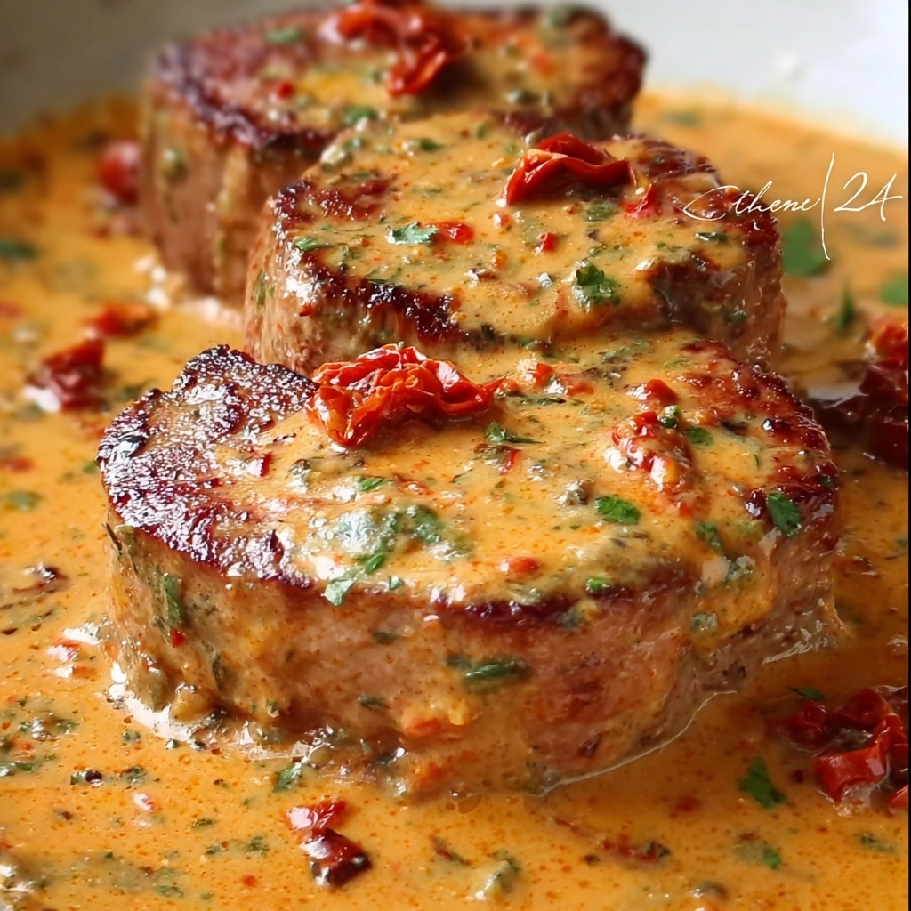 Garlic Marry Me Pork Chops Recipe
