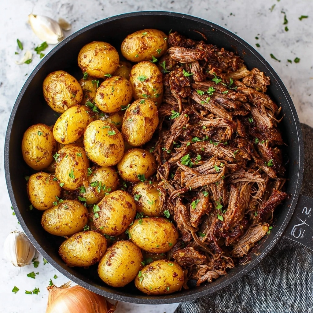 Garlic Butter Steak and Potatoes Skillet Recipe