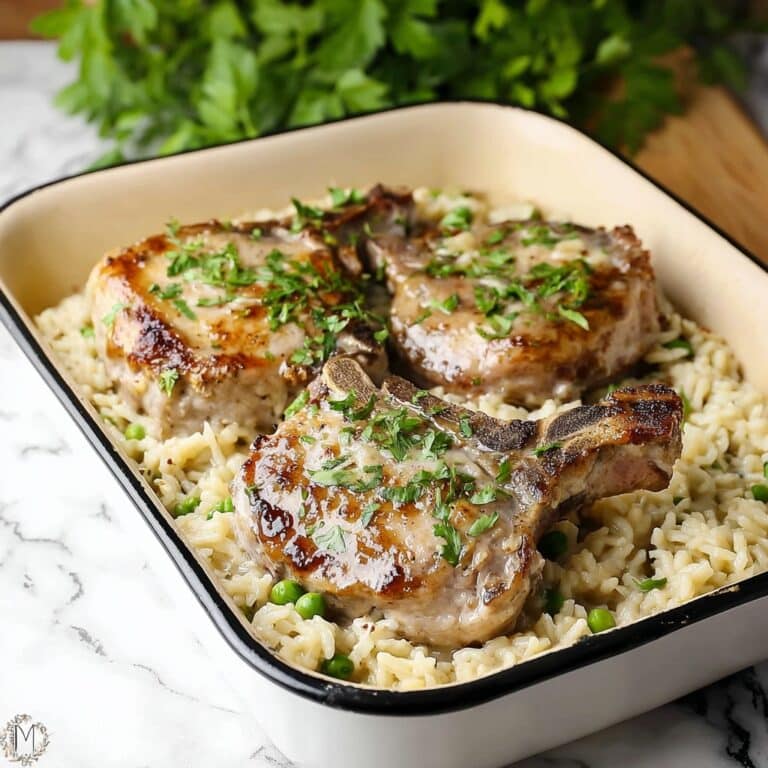 Pork Chops and Rice Casserole Recipe