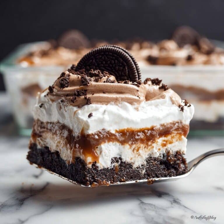 Oreo Layered Dessert: Oreo Delight with Chocolate Pudding Recipe