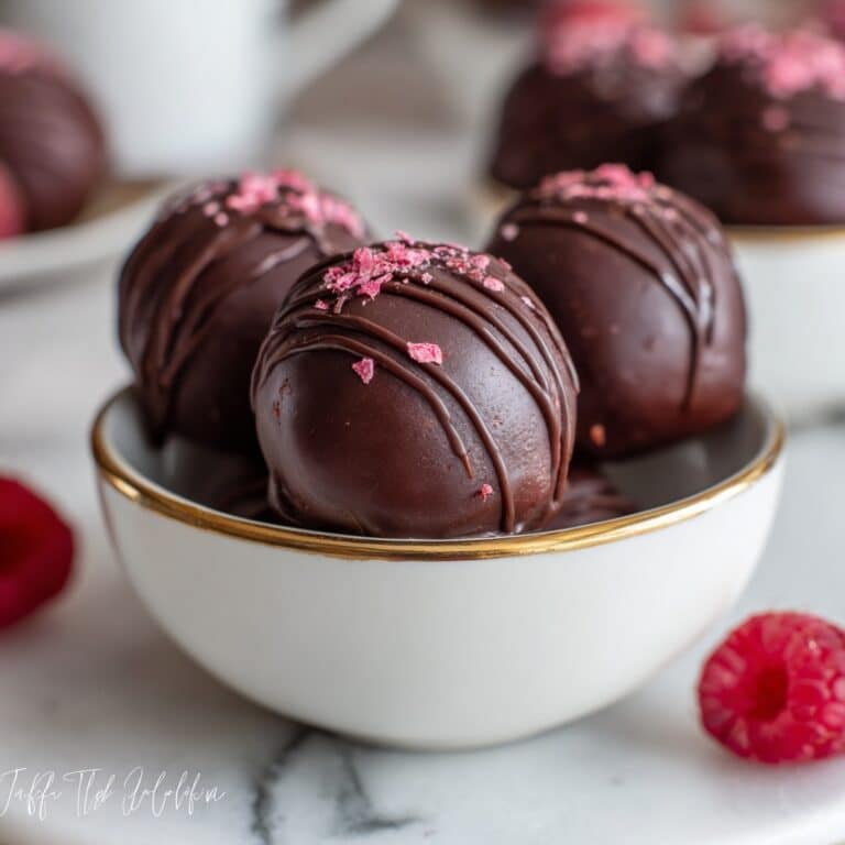 Decadent Raspberry Chocolate Truffles Recipe