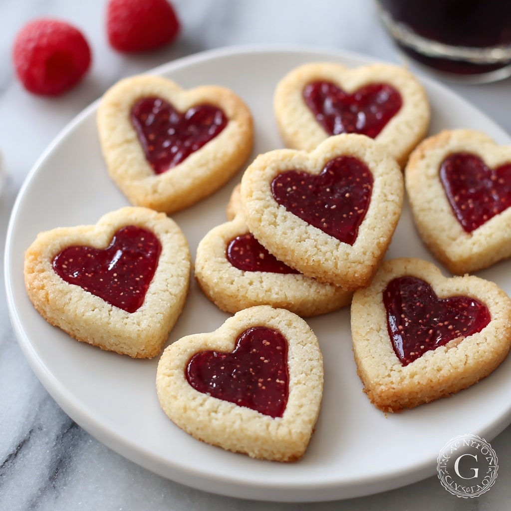 Thumbprint Heart Cookies Recipe