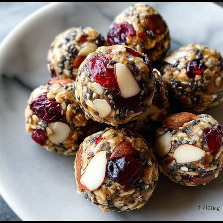 Cherry Cranberry Energy Bites Recipe