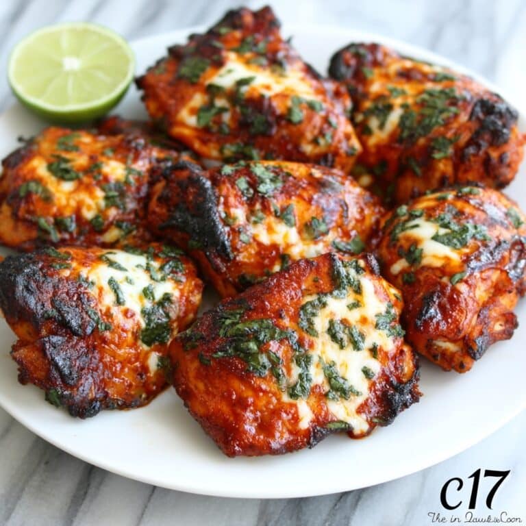 Grilled Salsa Verde Pepper Jack Chicken Recipe