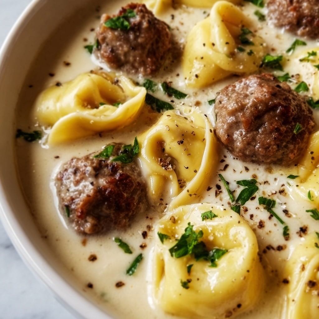 Beef Tortellini Alfredo Recipe