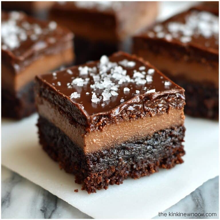 Decadent Brownie Petit Fours with Rich Chocolate Ganache Recipe