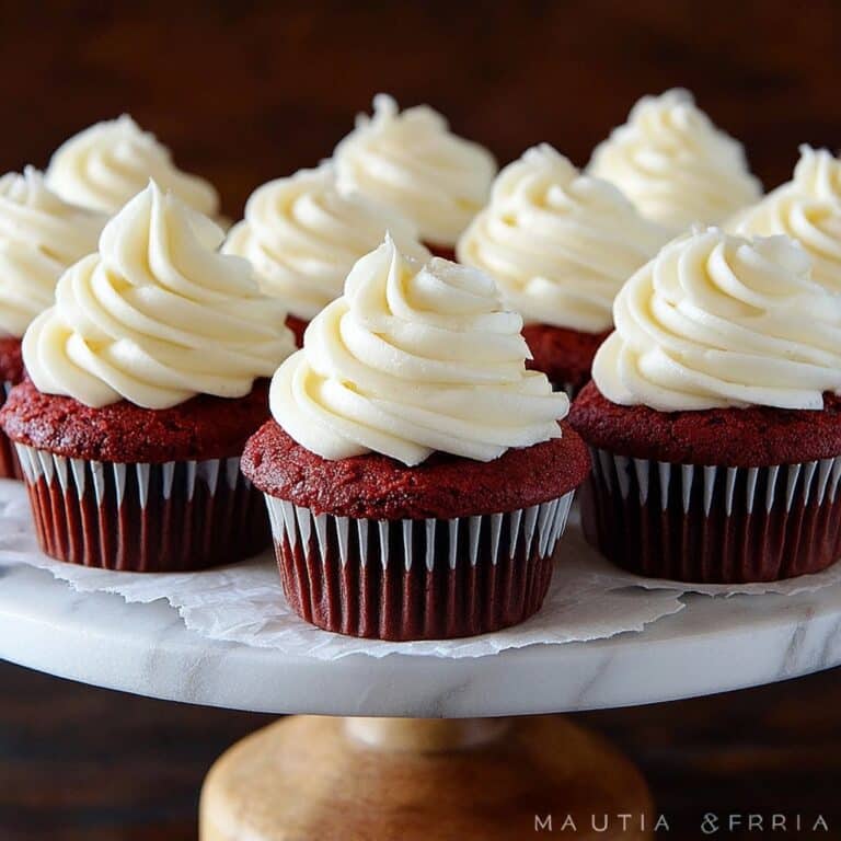 Valentine’s Day Red Velvet Cupcakes (Soft & Moist) Recipe