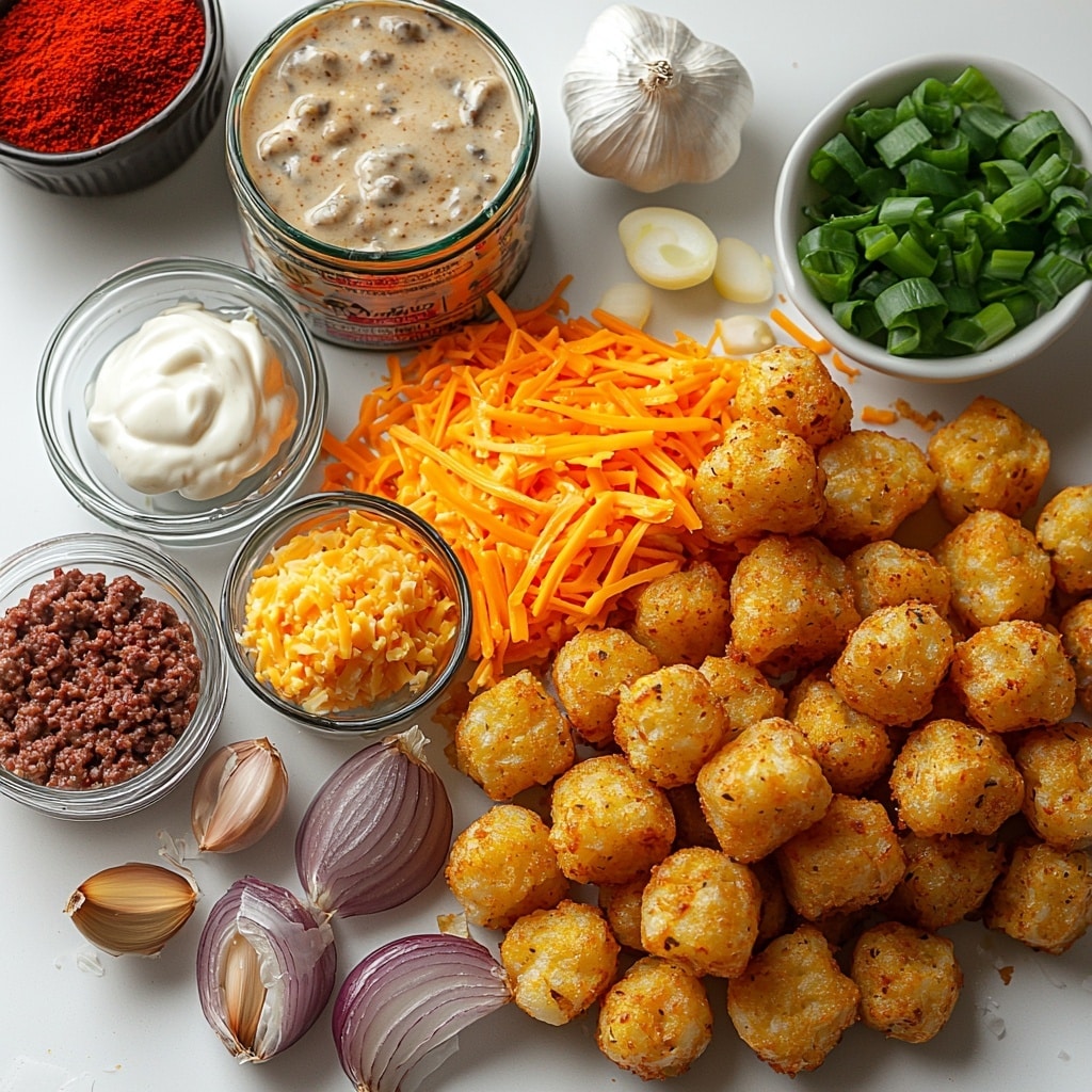 Cheesy Beef and Tater Tot Casserole Recipe 4 Cheesy Beef and Tater Tot Casserole Recipe