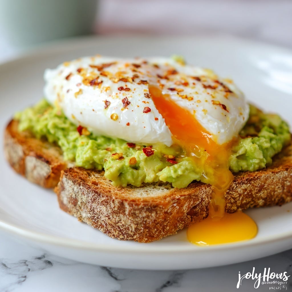 Creamy Avocado Toast With a Poached Egg for Protein Recipe
