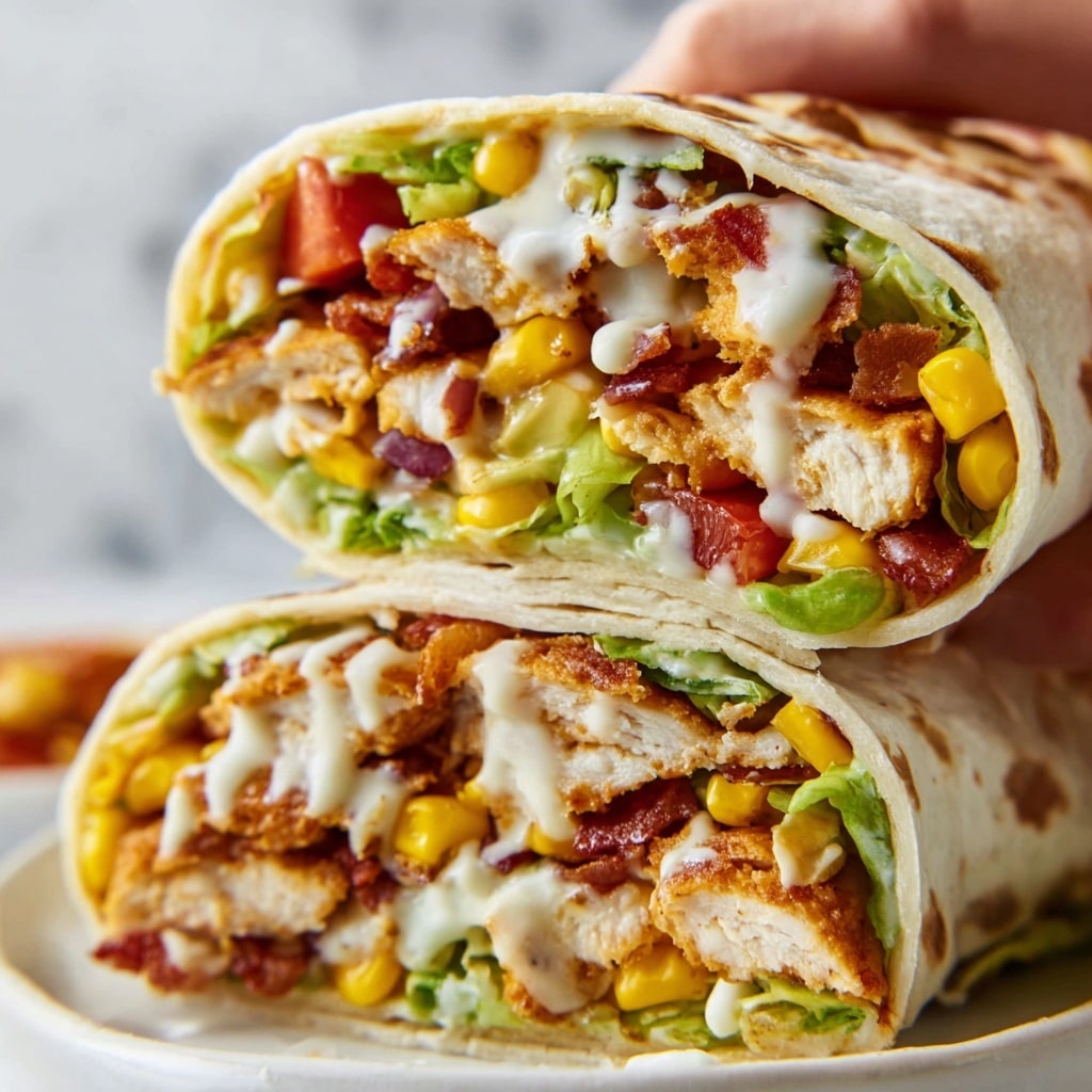 Chicken BLT Wrap Recipe 5 Chicken BLT Wrap Recipe - Recipe Image