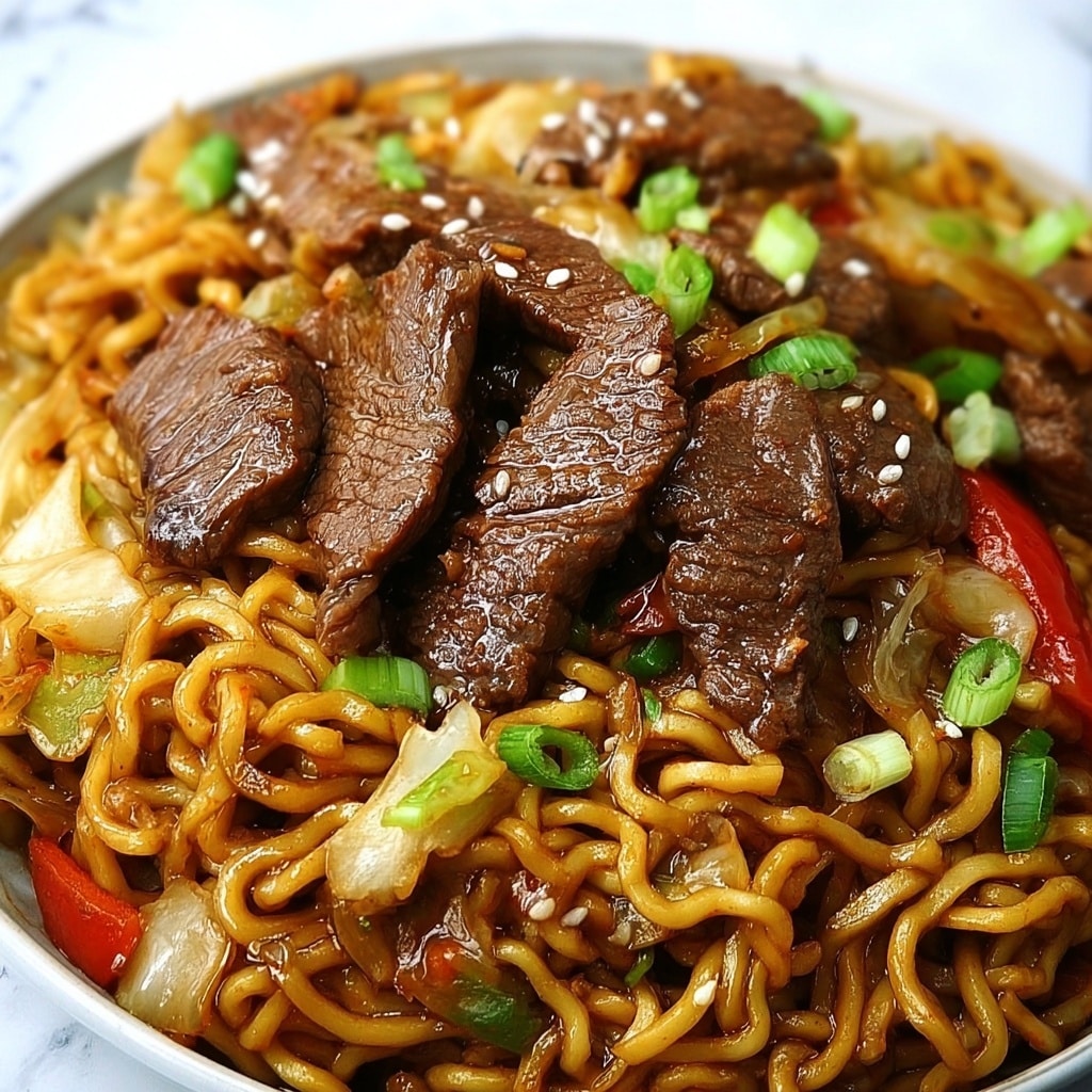 Steak Stir-Fried Ramen Recipe