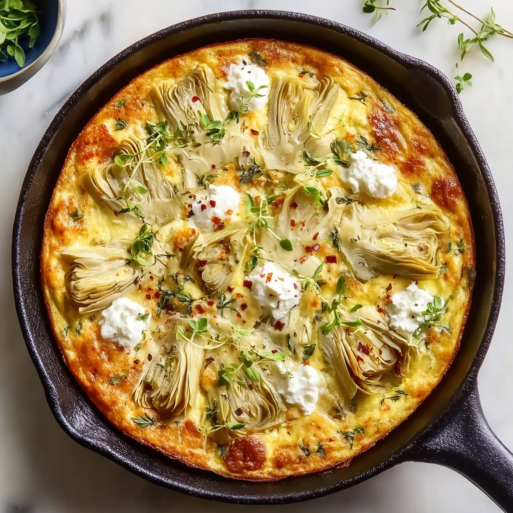 Easy Artichoke Leek Frittata Recipe 5 Easy Artichoke Leek Frittata Recipe - Recipe Image