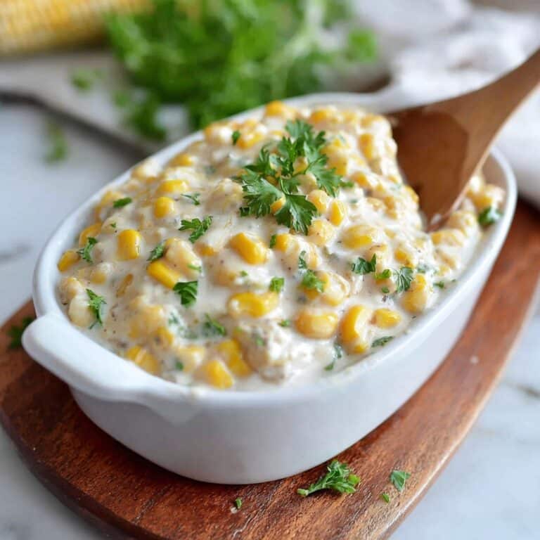 Crock Pot Creamed Corn with Green Chilies Recipe