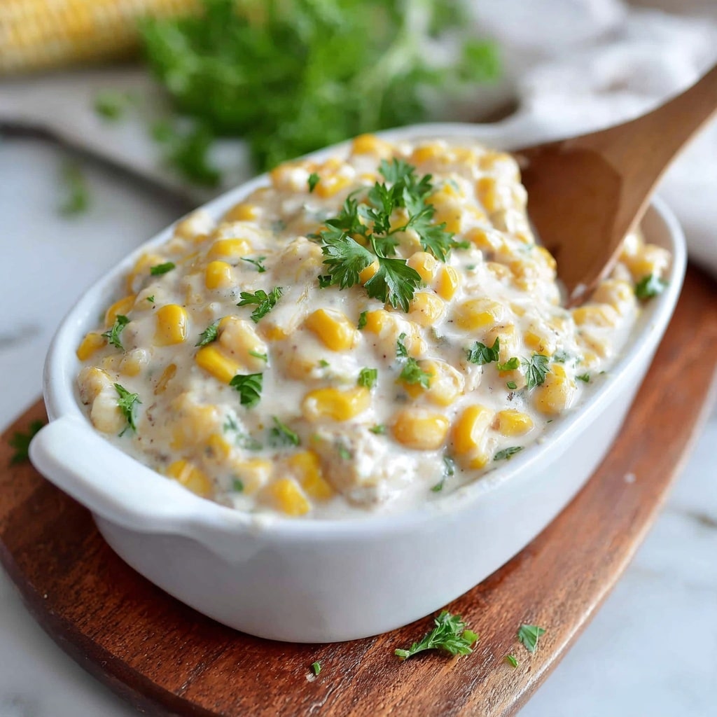 Crock Pot Creamed Corn with Green Chilies Recipe