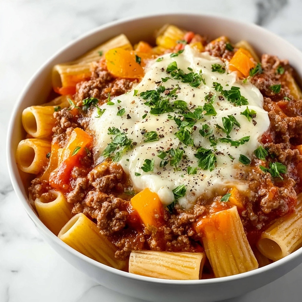 Creamy Rotel Pasta with Ground Beef Recipe 5 Creamy Rotel Pasta with Ground Beef Recipe - Recipe Image