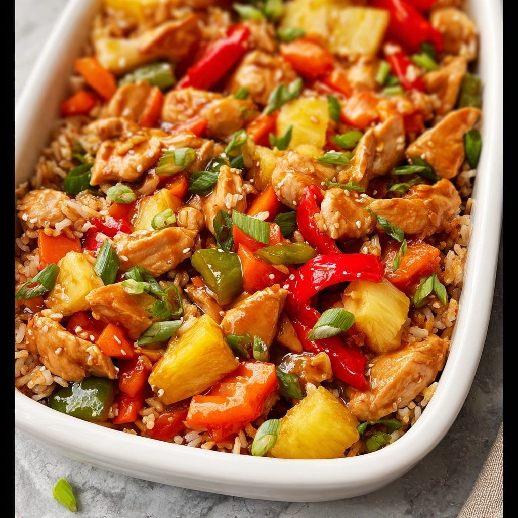 Sweet and Sour Chicken Casserole Recipe 5 Sweet and Sour Chicken Casserole Recipe - Recipe Image