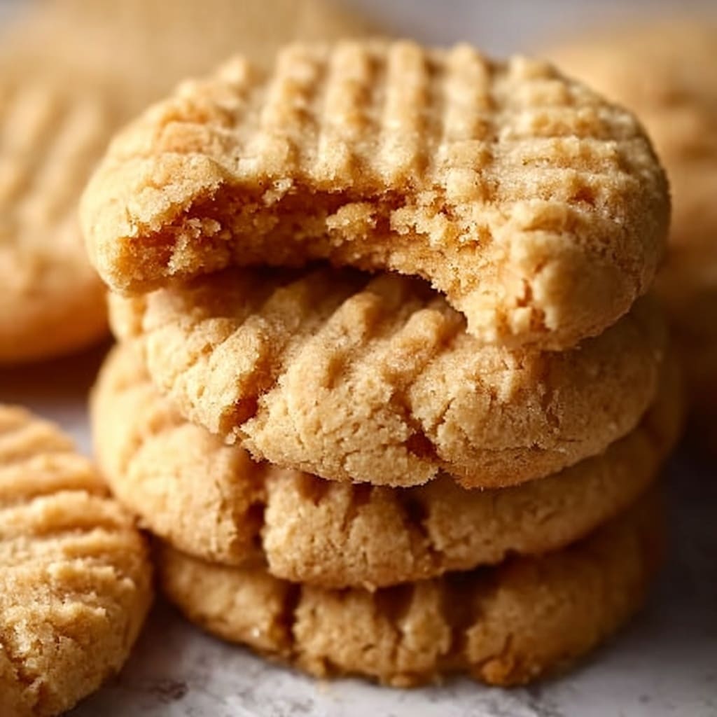 Air Fryer Peanut Butter Cookies Recipe 5 Air Fryer Peanut Butter Cookies Recipe - Recipe Image