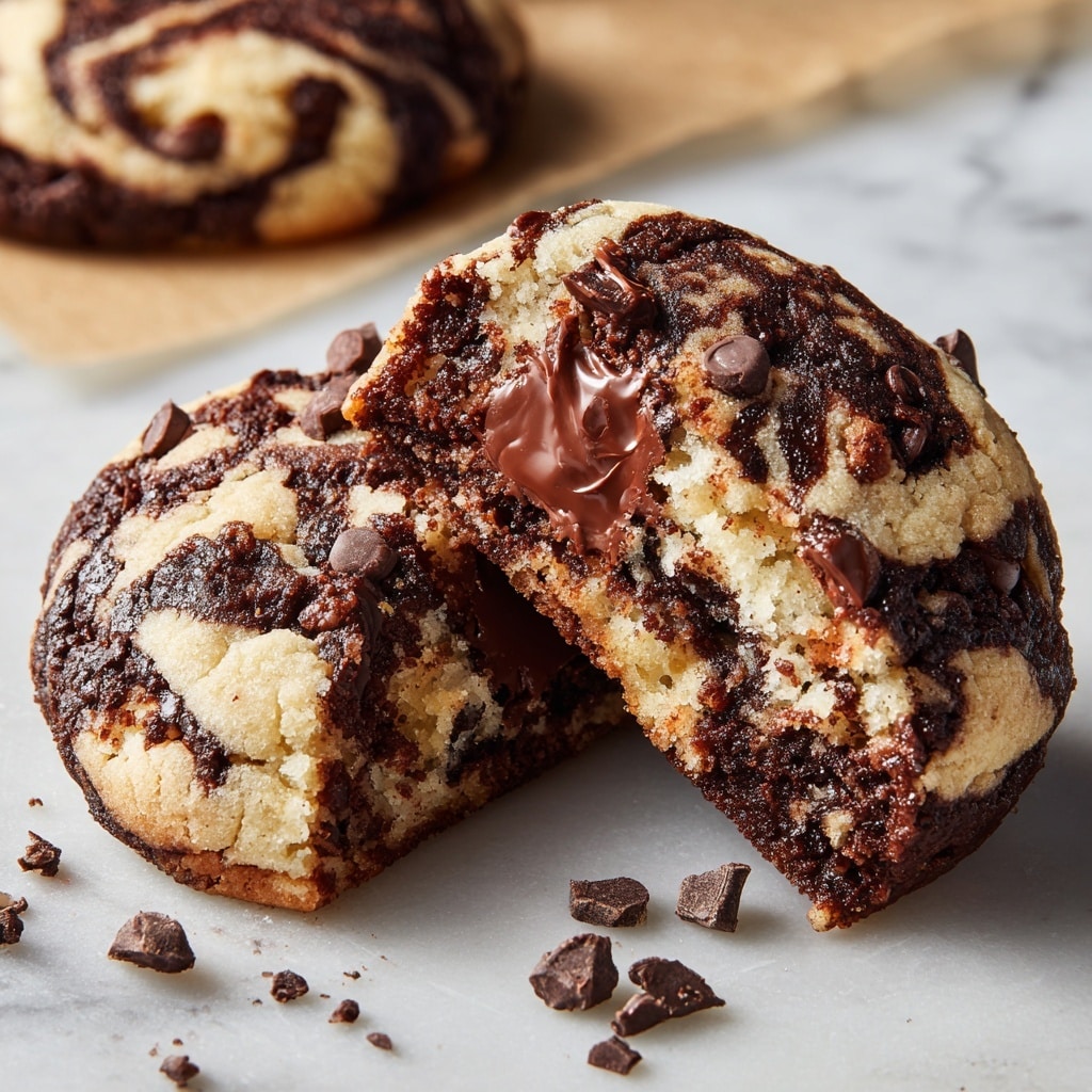 Peanut Butter Brownie Swirl Cookies Recipe