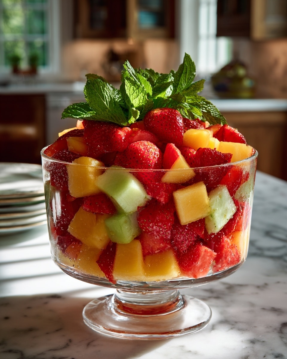 Summer Peach Fruit Salad: A Refreshing Summer Treat Recipe