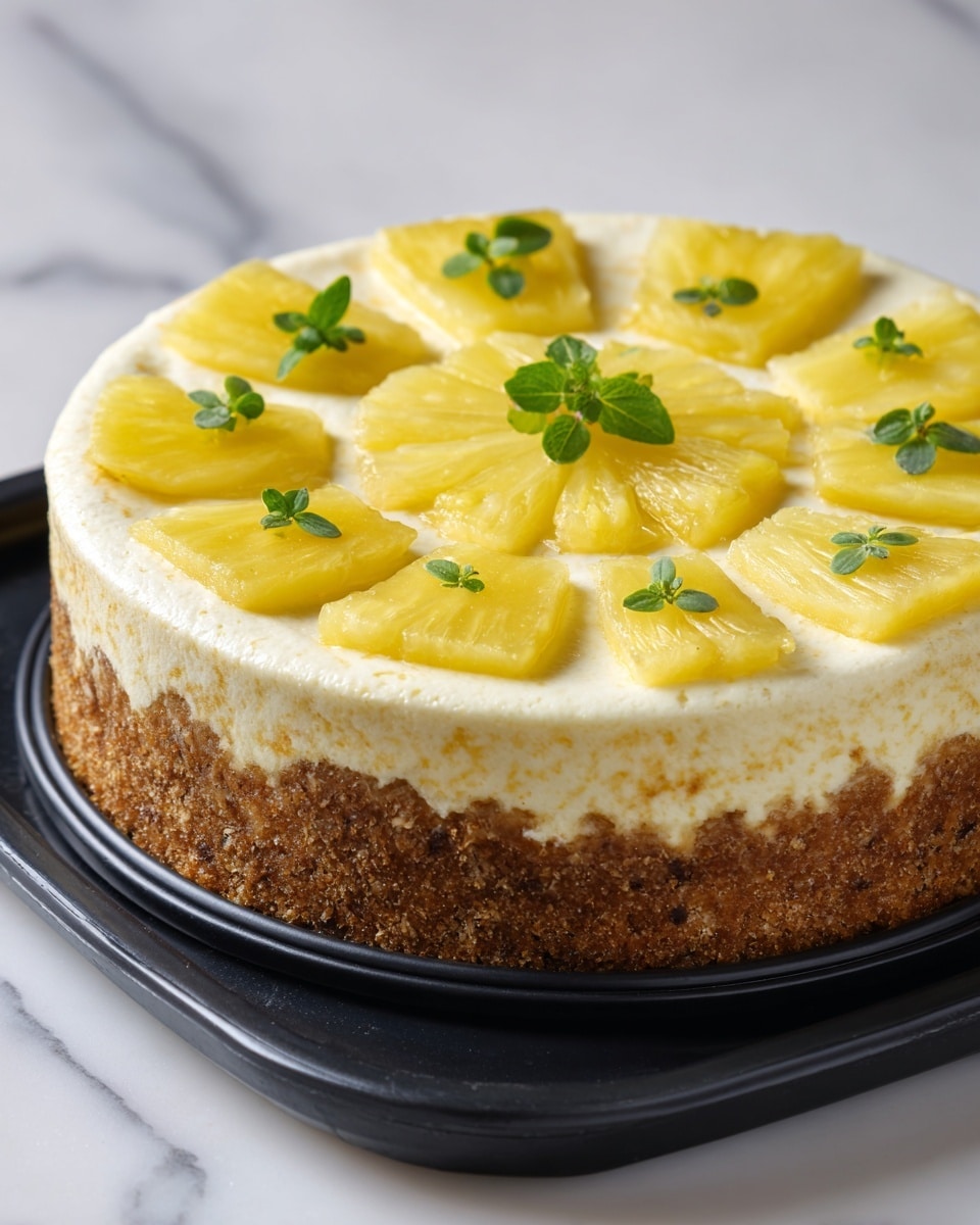 Pineapple Cream Cheese Pound Cake Recipe