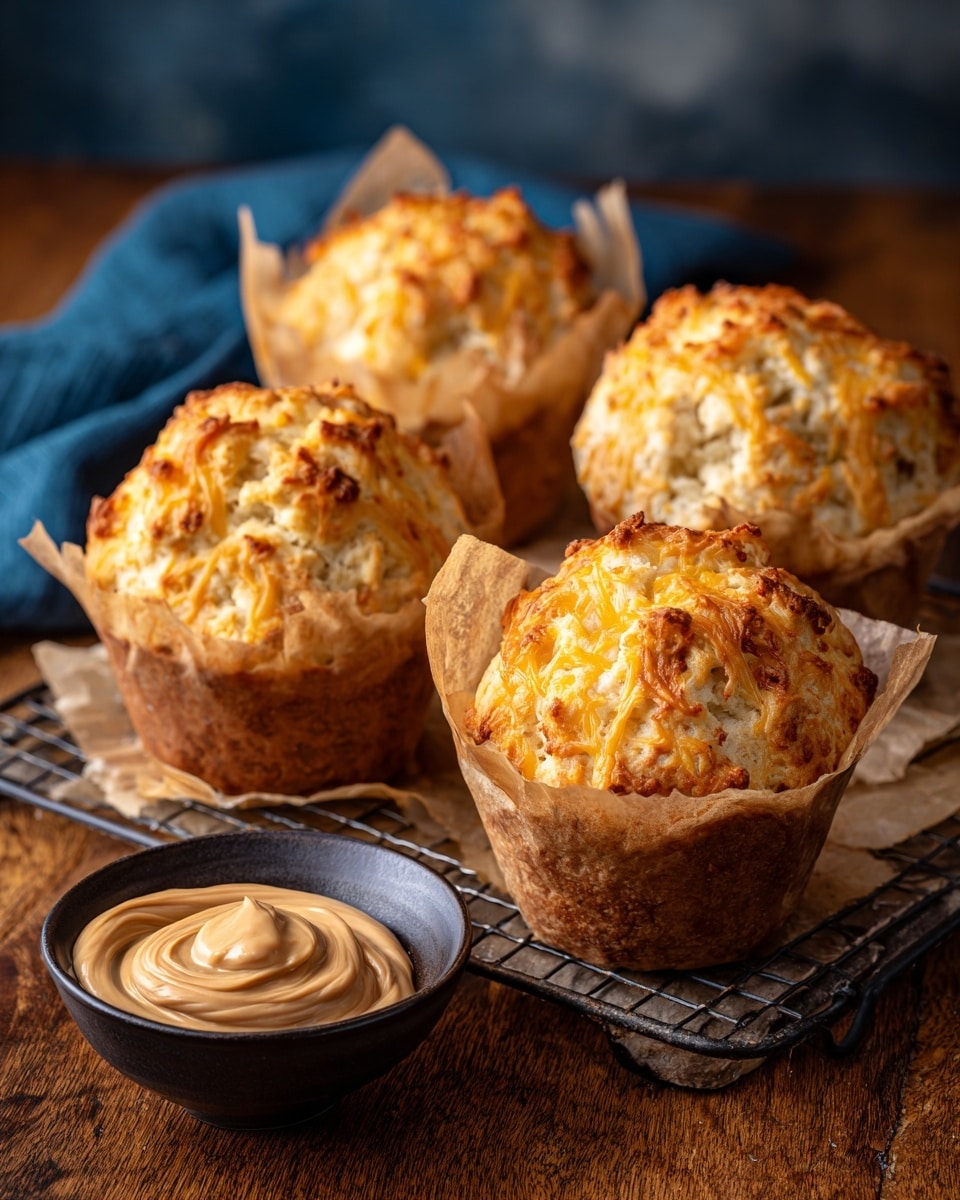 Cheese Herb Muffins with Whipped Bovril Butter Recipe