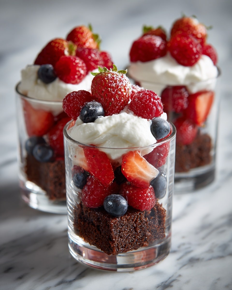 Raspberry Fudge Brownie Trifle Recipe